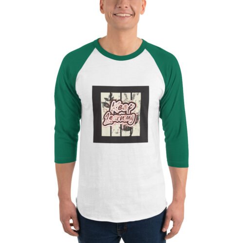 3/4 sleeve raglan shirt