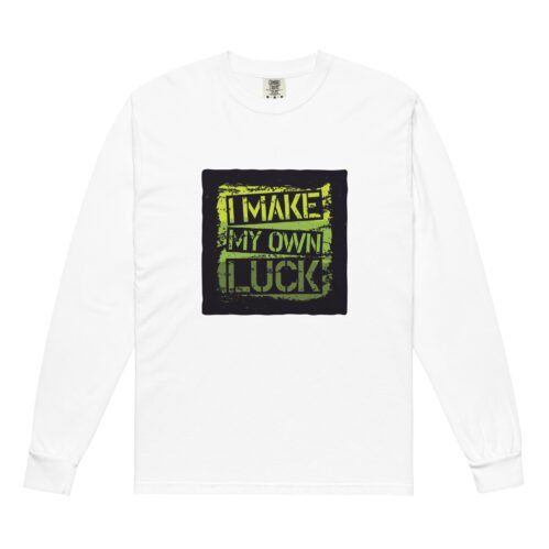 Garment-dyed heavyweight long-sleeve shirt