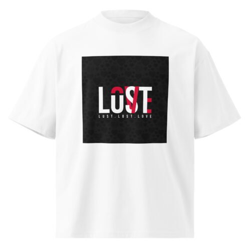 Unisex organic oversized high neck t-shirt